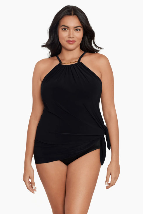 MagicSuit Solids Parker Plus Size One Piece Swim Dress